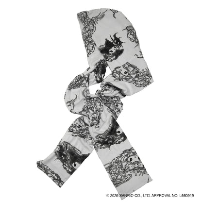 KUROMI×IKUMI HOODIE MUFFLER