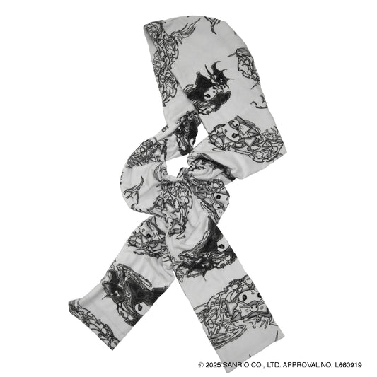 KUROMI×IKUMI HOODIE MUFFLER