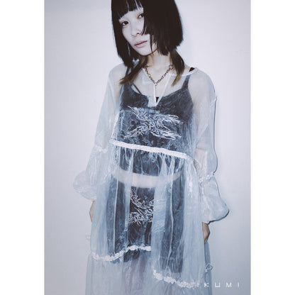 TRIBAL SMOKE LONG DRESS