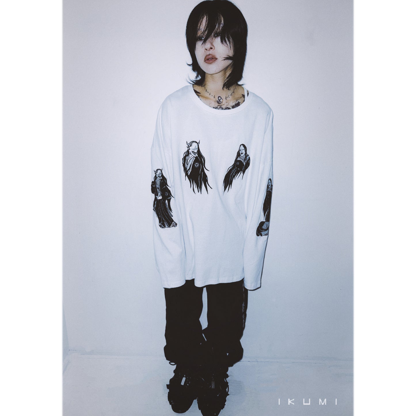 般若小面 浮世絵 LONG T