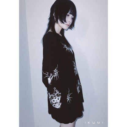 KUROMI×IKUMI TRIBAL LONG T