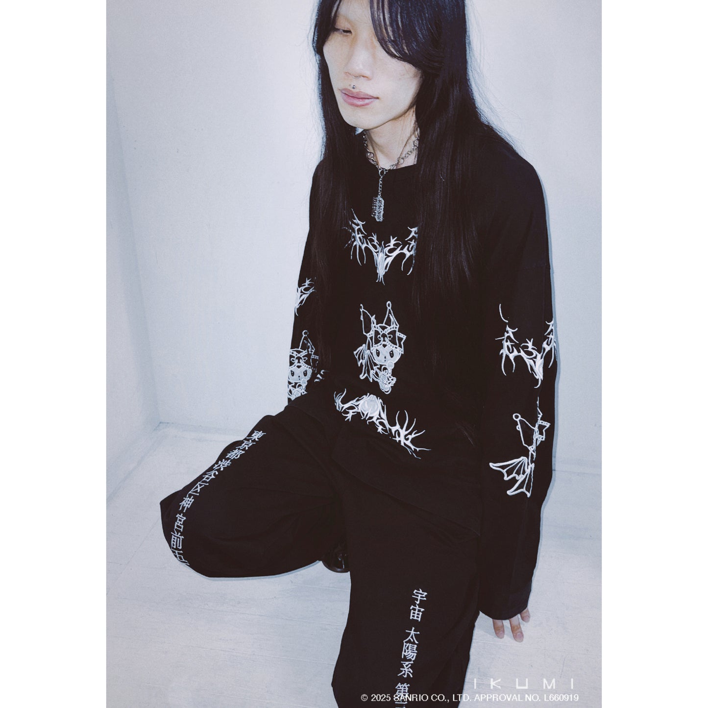 KUROMI×IKUMI TRIBAL LONG T