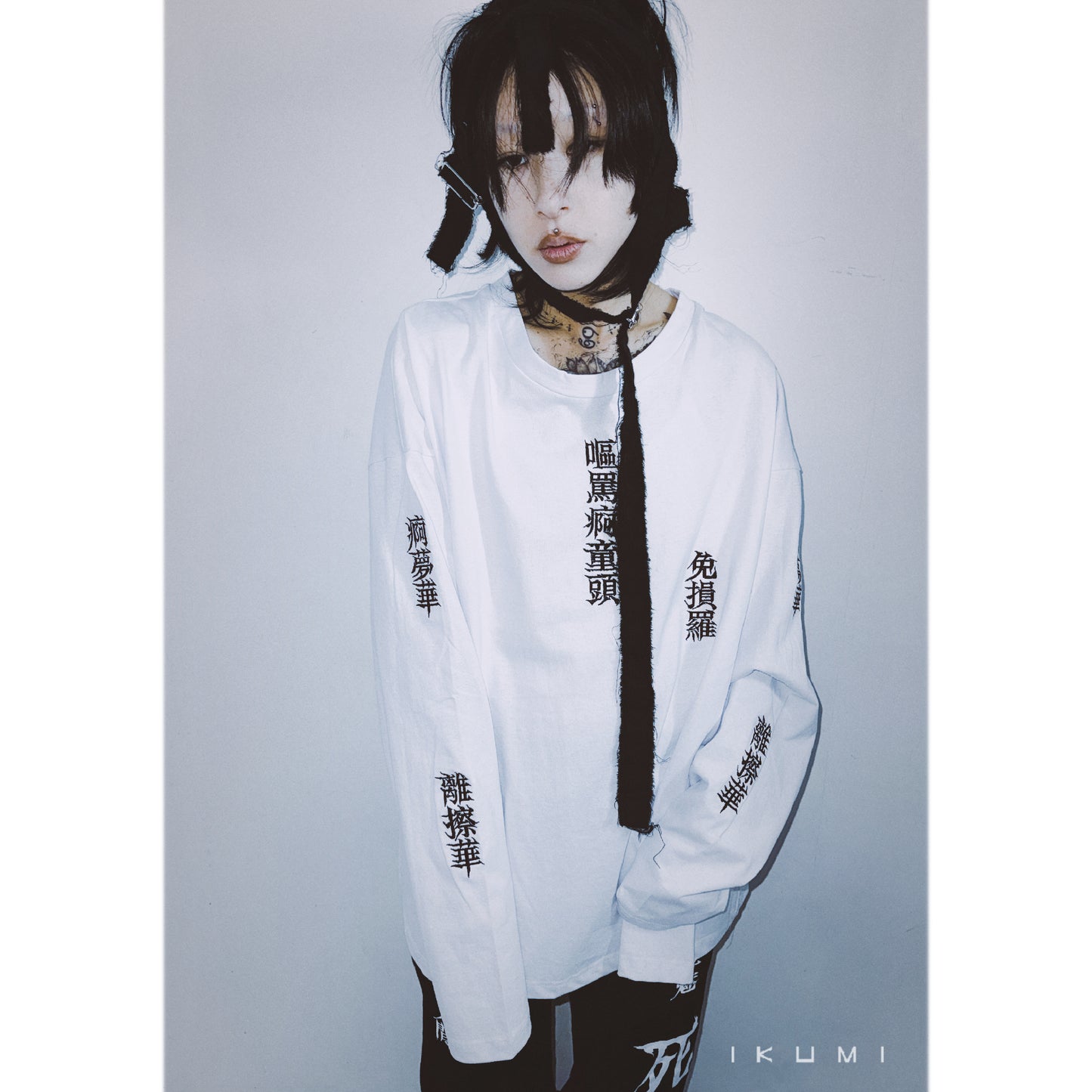 IKUMI×MADARANINGEN Gauze head gear