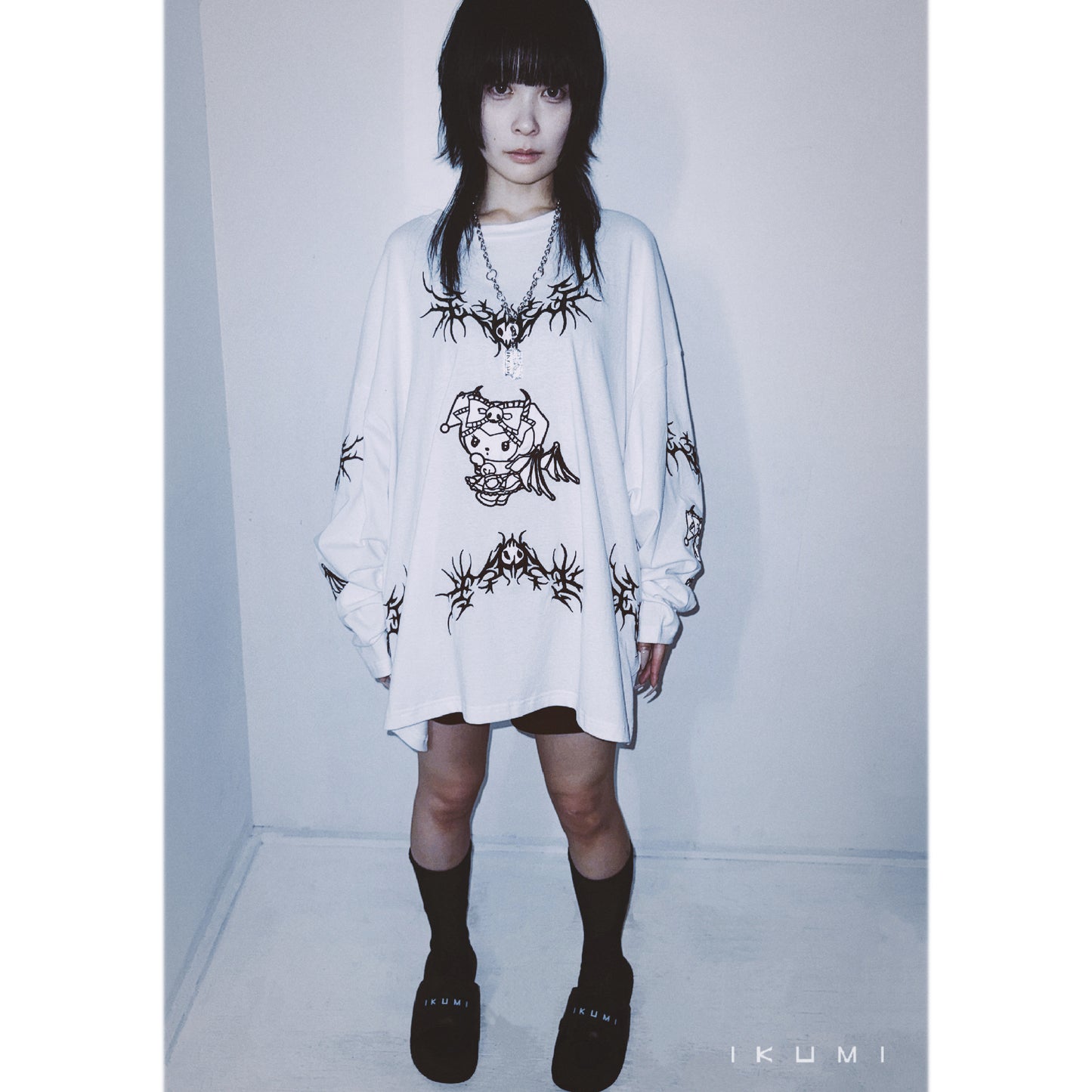KUROMI×IKUMI TRIBAL LONG T