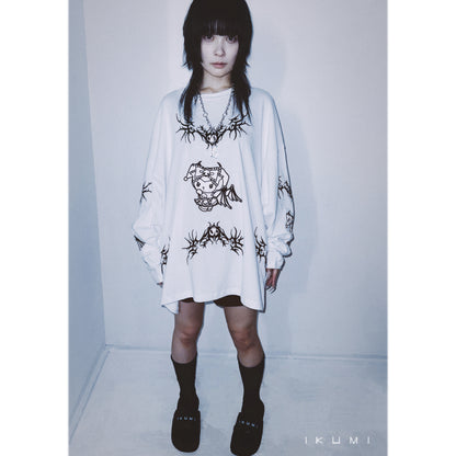 KUROMI×IKUMI TRIBAL LONG T
