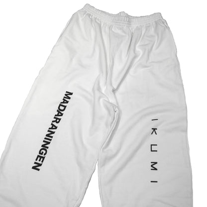 IKUMI×MADARANINGEN Simple LOGO Sweat pants