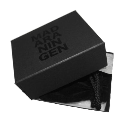 IKUMI×MADARANINGEN 生死 OXIDIZED SILVER PLATED BRACELET