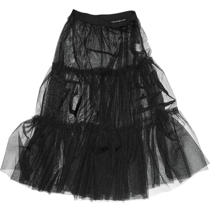 KUMI×MADARANINGEN 生死 MESH SKIRT