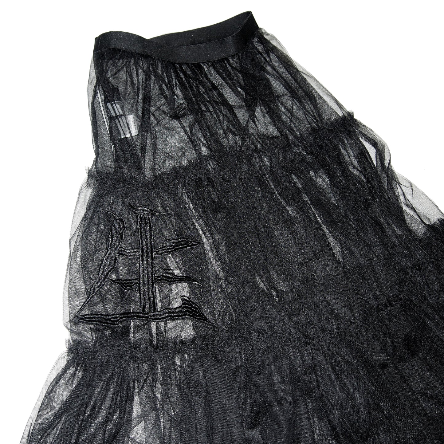 KUMI×MADARANINGEN 生死 MESH SKIRT