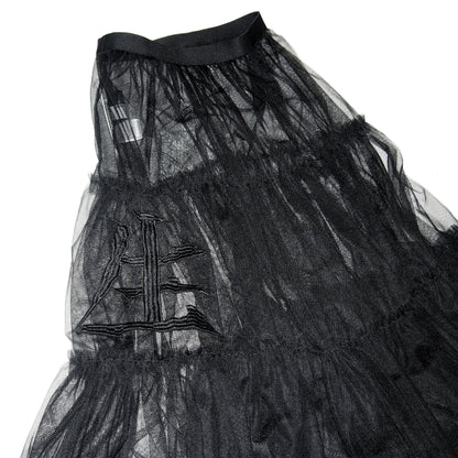 KUMI×MADARANINGEN 生死 MESH SKIRT