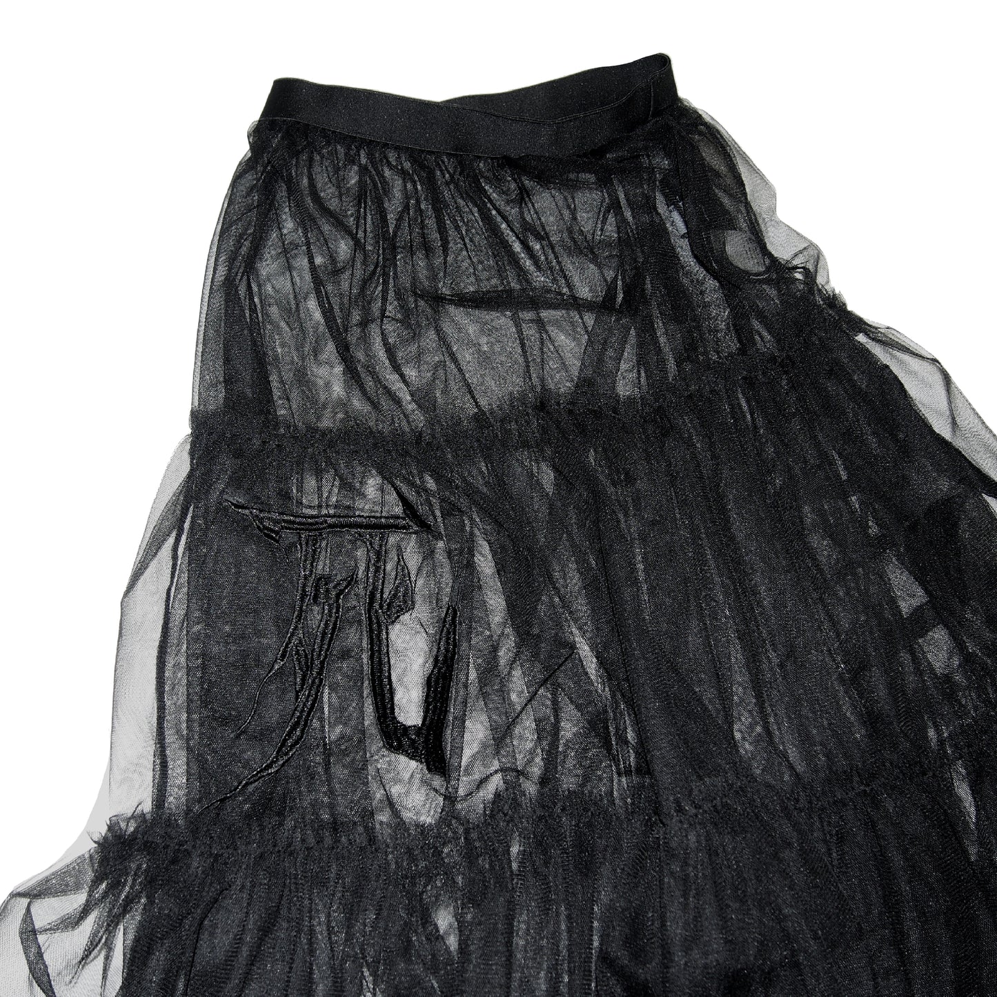 KUMI×MADARANINGEN 生死 MESH SKIRT