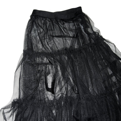 KUMI×MADARANINGEN 生死 MESH SKIRT