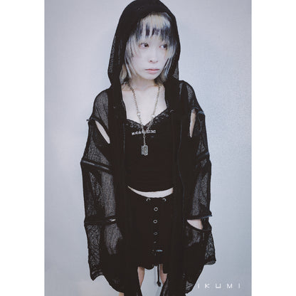 IKUMI MESH HOODIE