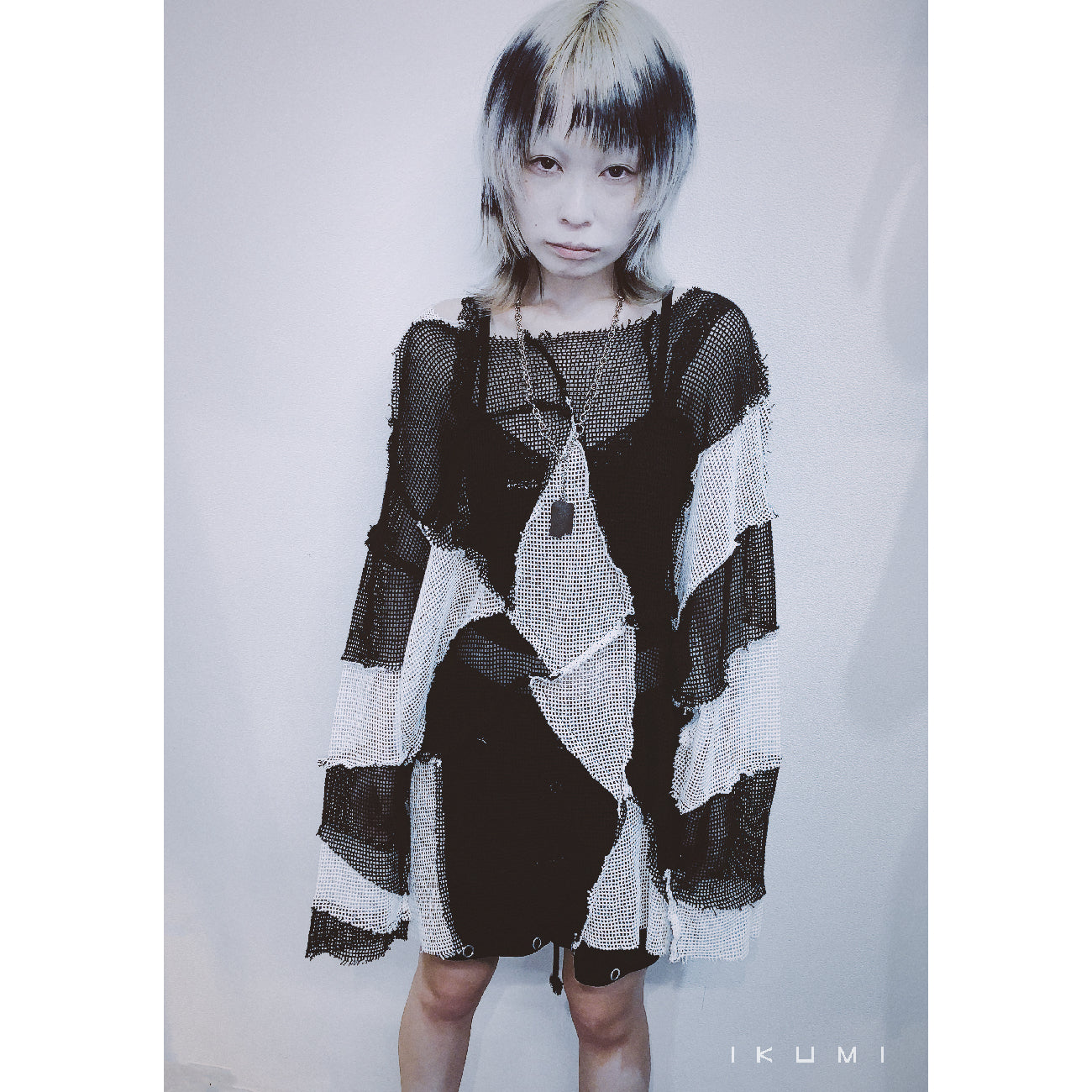【最安値】 LONG MIX MESH T IKUMI – トップス