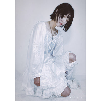 NYLON LONGSLEVE ONEPIECE