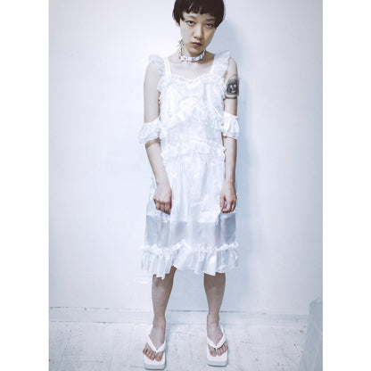 OFF SHOULDER SMOKE DRESS