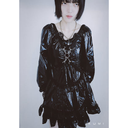 NYLON LONGSLEVE ONEPIECE