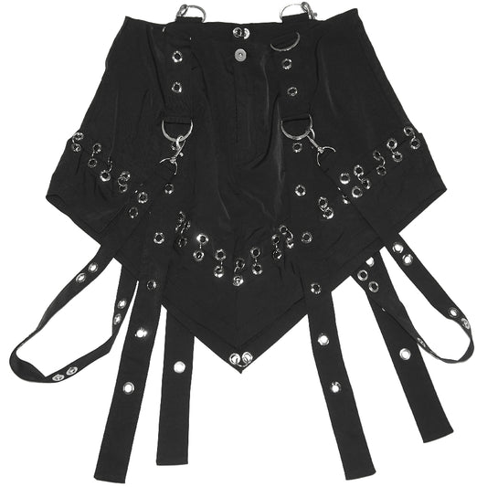 PIERCED MINI SKIRT