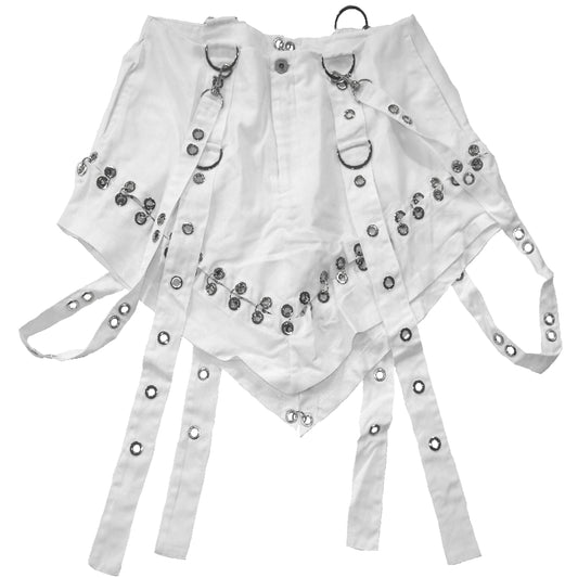 PIERCED MINI SKIRT