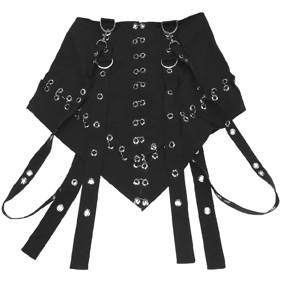 PIERCED MINI SKIRT