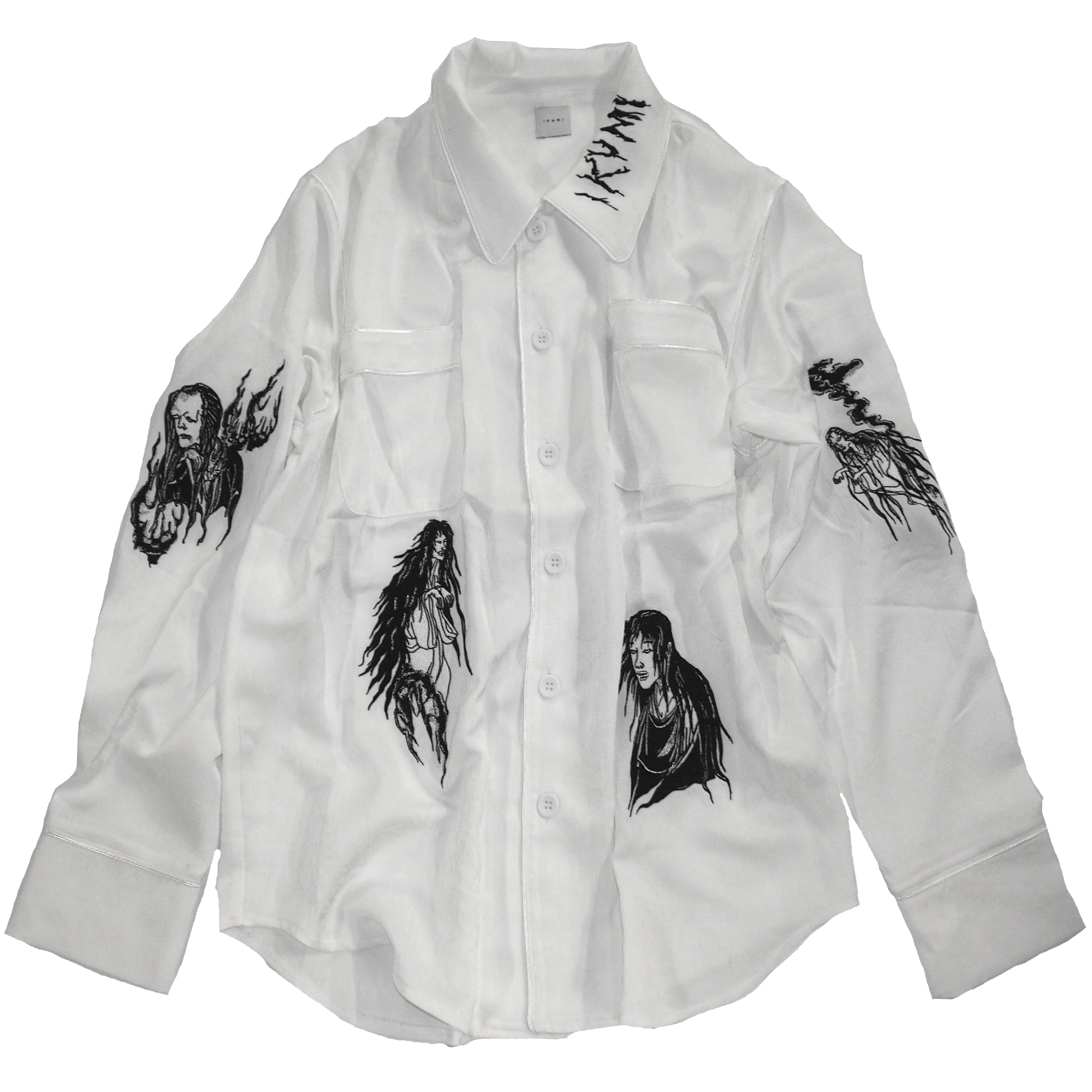ikumi yokai 長袖トップス ghost-whi_0339576f-0cc4-4a9e-