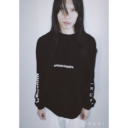 IKUMI×MADARANINGEN SIMPLE LOGO LONG SLEEVE T-SHIRT