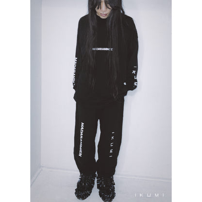 IKUMI×MADARANINGEN SIMPLE LOGO LONG SLEEVE T-SHIRT