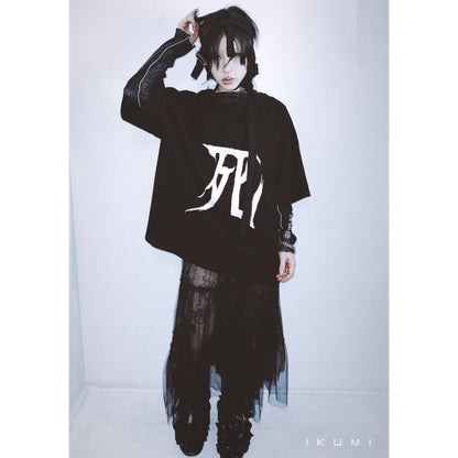 KUMI×MADARANINGEN 生死 MESH SKIRT