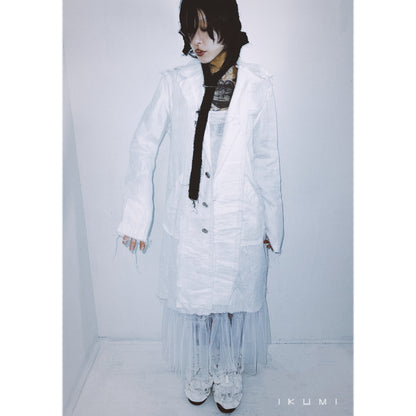 IKUMI×MADARANINGEN Gauze long top