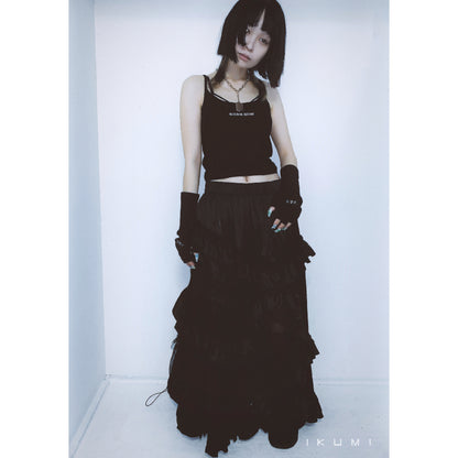 TRIBAL FRILL SKIRT
