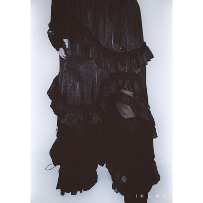 TRIBAL FRILL SKIRT