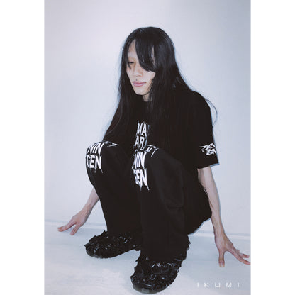 IKUMI×MADARANINGEN BIZZARE LOGO SWEATPANTS 