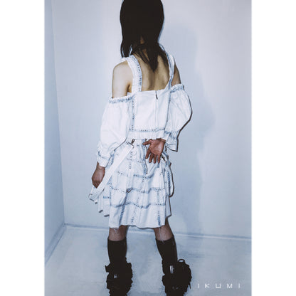【SALE】IKUMI TAPE MINI SKIRT