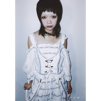 【SALE】IKUMI TAPE MINI SKIRT