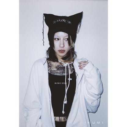 TRIBAL HORN KNIT CAP