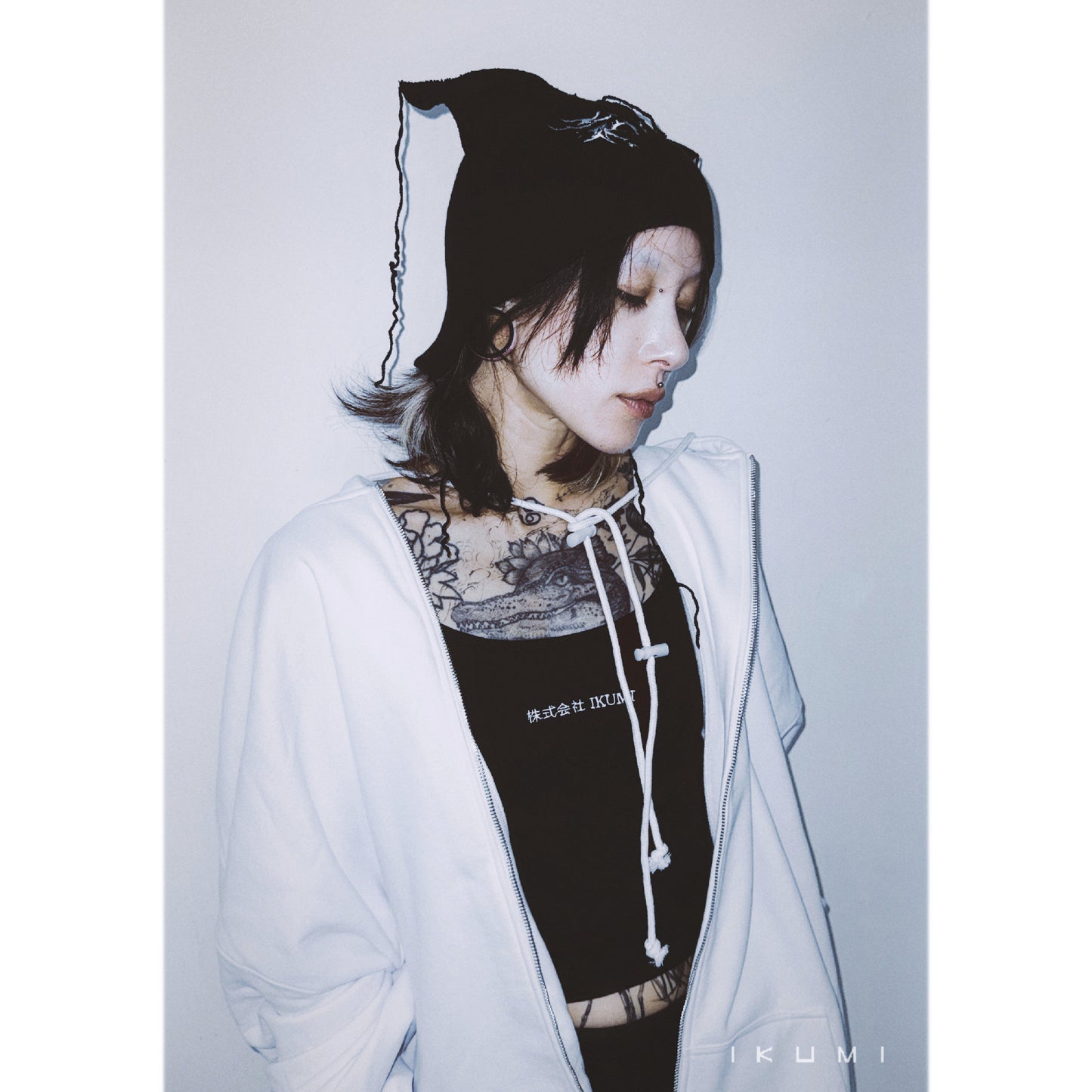 TRIBAL HORN KNIT CAP