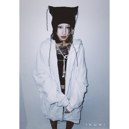 PIERCED HORN KNIT CAP