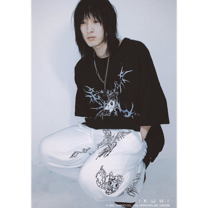 KUROMI×IKUMI SWEAT PANTS