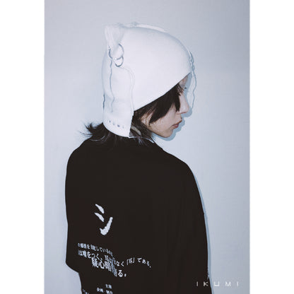 PIERCED HORN KNIT CAP