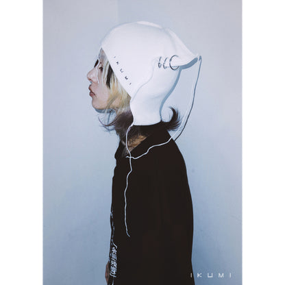 PIERCED HORN KNIT CAP
