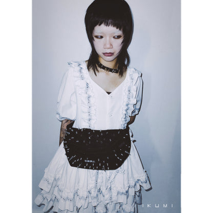 恋愛禁止 (No romance) STUDDED WAIST BAG