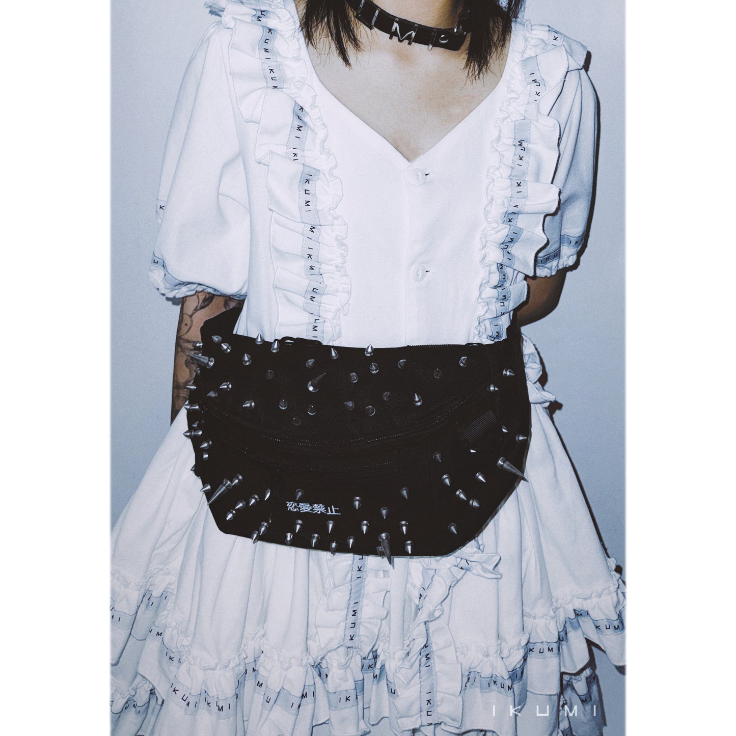 恋愛禁止 (No romance) STUDDED WAIST BAG