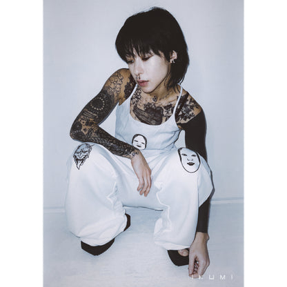 SCATTERED NOH MASKS SWEAT PANTS